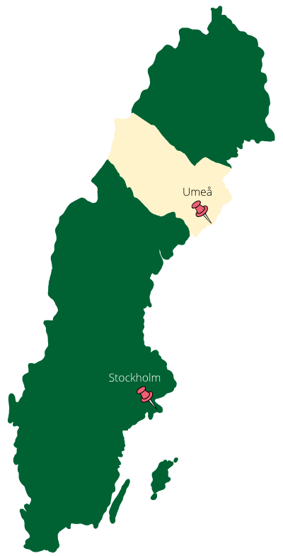 Zweden Västerbotten Umeå